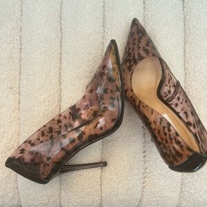 Steve Madden Brown Leopard Print Heels